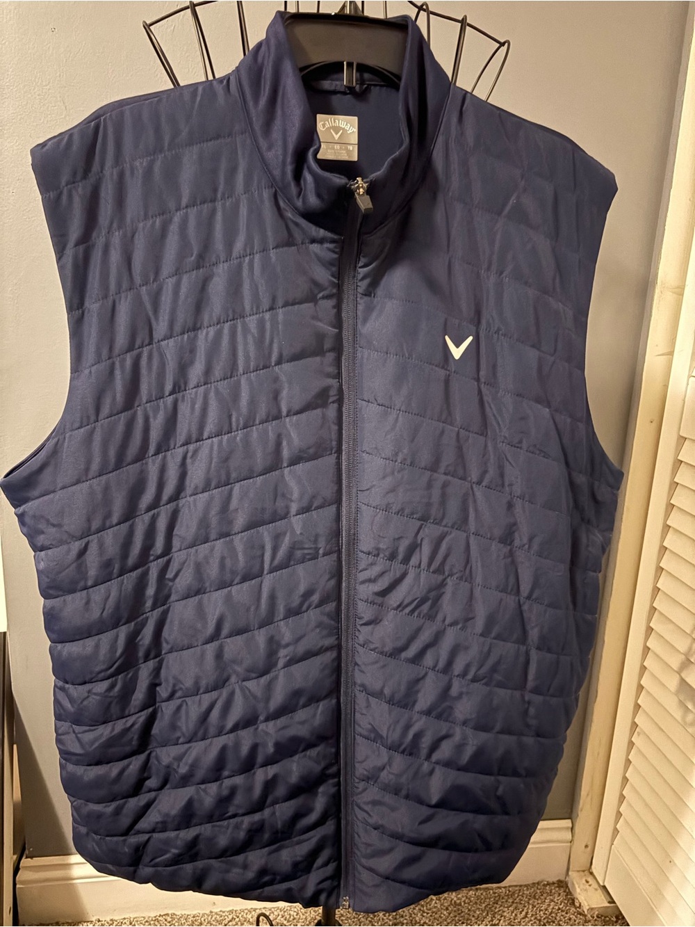 Callaway Men’s Quilted Light Weight Vest in Navy